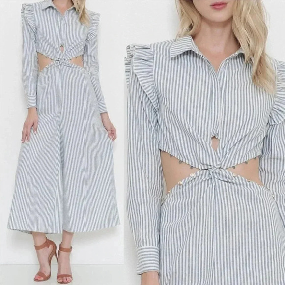 MODA ME COUTURE Pants - On The FLIP SIDE Striped Jumpsuit